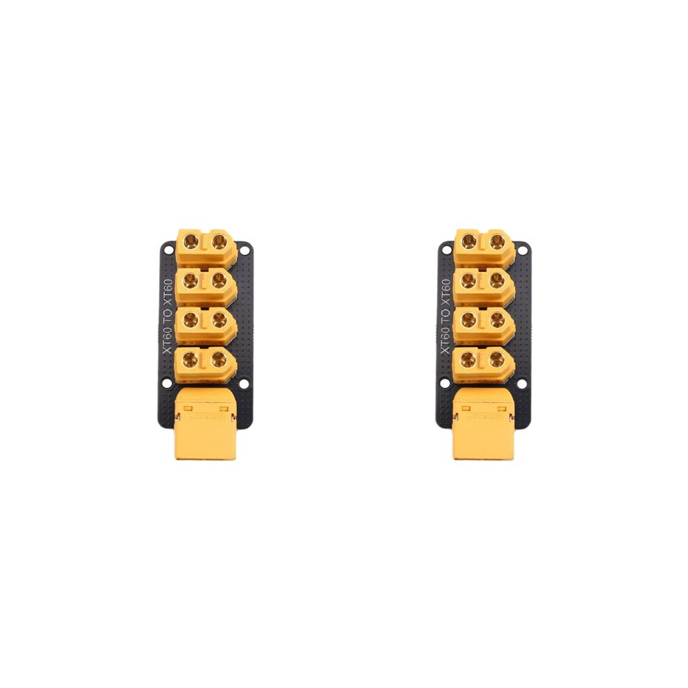 2X 200A Power Distribution Board 4 Channels Xt60 Connector Male Female Plug 45X23mm Pcb Welding Board Plate For Rc Car 6032990652994
