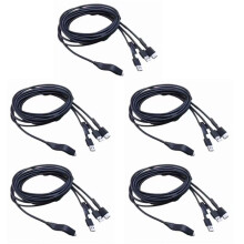 5X E3 3 In1 VR Headset Connecting Cable for VR E3-B E3-C E3-P VR Helmet -Compatible Cable 5 Meter