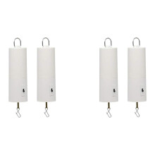 Wind Spinner Motor Battery Operated for Hanging Display Yard White Wind Spinners Outdoor Sculptures 4 Pack