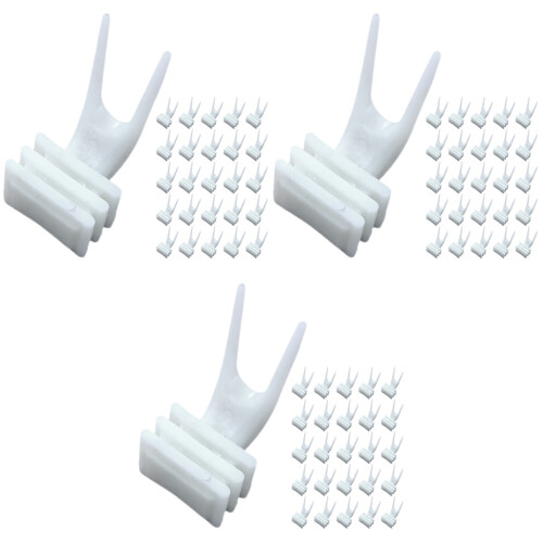 150Pcs Plastic Parrot Cage Food Holders White for Foraging Use 1