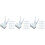150Pcs Plastic Parrot Cage Food Holders White for Foraging Use 3