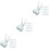 150Pcs Plastic Parrot Cage Food Holders White for Foraging Use 4