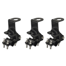3X Vehicle CB Mobile Radio Antenna Mirror Mount Bumper Roof Rack Pole Mount Fixed Bracket for Car Truck CB Radio VHF UHF