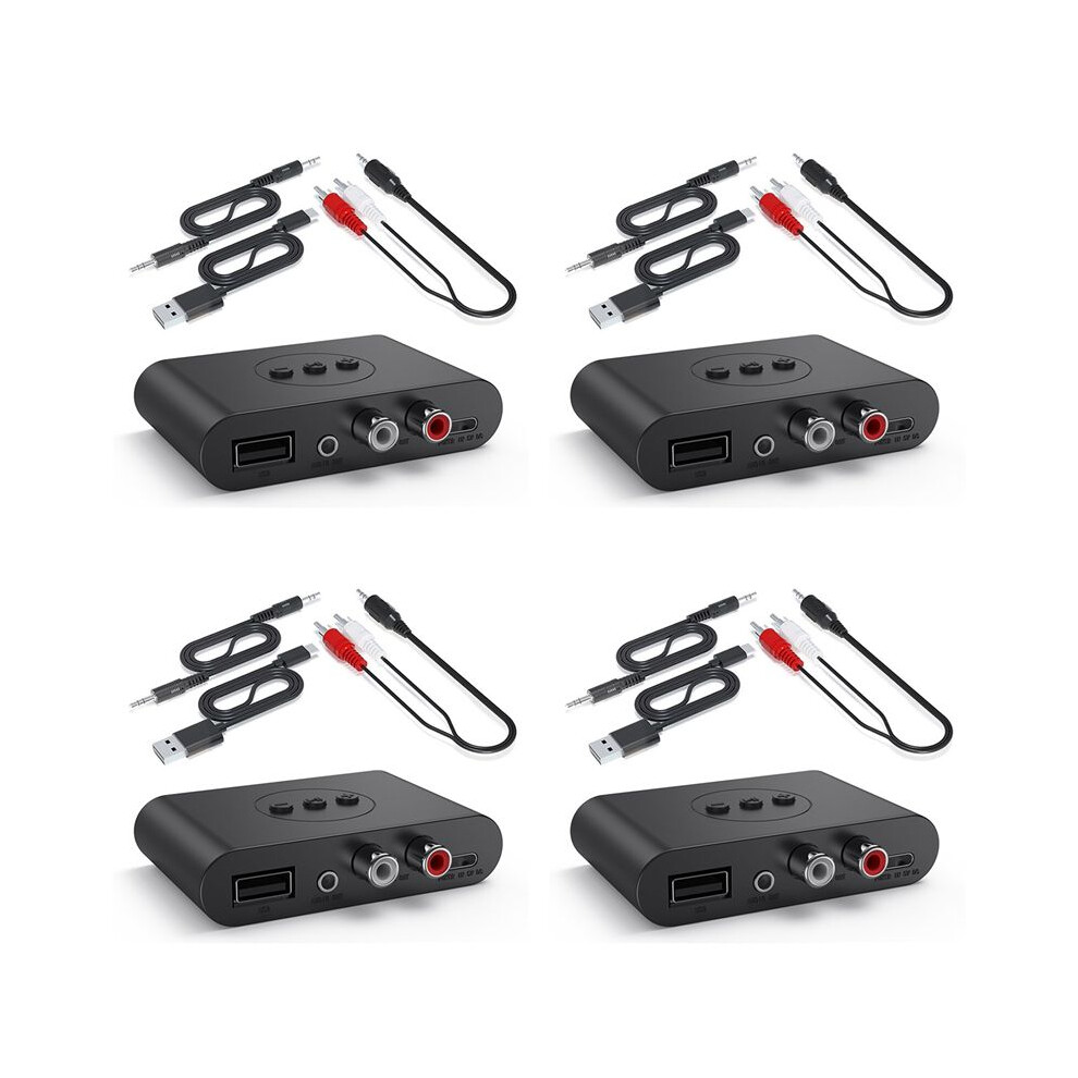 4X 5.3 Audio Receiver Nfc Usb U Disk Rca 3.5Mm Aux Usb Stereo Music Wireless Adapter For Car Speaker Amplifier 6034170097137