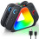 2 JoyCon Charging Dock 4 in 1 Controller Charger for Switch with RGB Lights, Stable Triangle Base, USBC 1