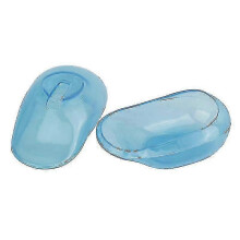 Shower Cap Ear Muffs, Silicone Ear Cover Ear Protector Waterproof Shield Anti Staining Plastic Ear Guard Hair Dye Earmuffs for Fashion Or Home Cy