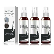 (3pcs) Hair darkening spray natural black hair covers gray hair smooth shiny moisturizing thick hair care spray