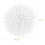 200Pcs White Flower Aroma Diffuser Pe Material for Indoor and Car 7