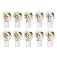 10st M2.5 Link Rod Joint End Holder voor RC Model Auto Boot Vliegtuig Vrachtwagens Zilver