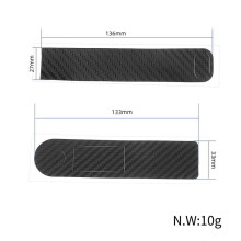 Aplicable A la Pegatina de la Cubierta del Instrumento del Scooter Eléctrico M365/Pro, Pegatina de Película Protectora de Fibra de Carbono para