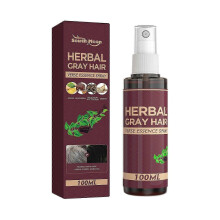 100ml Herbal Gray Hair Care Spray, Polygonum Multiflorum And Herb Extract, Strengthens Hair, Moisturizes Hair 25-26
