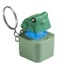 Rechargeable Frog Keychain with Sound Cute Frog Fidget Toy for Anxiety Relief and Gifts