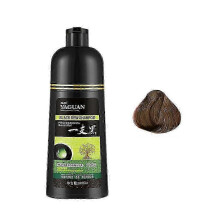 (1pcs, brown) Yaguan Herbal Black Dew Shampoo, Black Hair Dye Shampoo 3-In-1 Dye Hair Colorin 25-26
