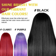 (silver gray) 1-3pcs Natural Herbal Instant Black Hair Dye Shampoo For White Hair Coloring New Arrival S03