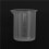 Kitchen Lab Graduated Beaker Clear Plastic Measuring Cup Thicken with Cap Measuring Jug 200mL 20pcs 9