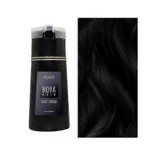 (Black) Nova Hair Dye Shampoo, Nova Hair Instant Dye Shampoo,Hair Color Shampoo for Hair_i*