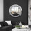 Silver Crystal Diamond Round Wall Mirror 60cm 6