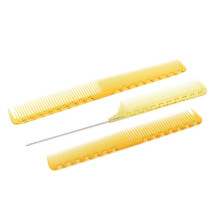 3Pcs Professional Brown Salon Hairdresser Combs 22x4x2cm Kit
