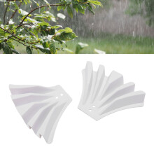 2PCS Gutter Downspout Diverter, Efficient Rainwater Dispersion for 3'x4' and 3'x2' Downspouts, Protects Foundation, Tool Installation, White