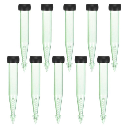 Pacote com 150 Tubos Florais de Água, Tubos Florais de Plástico de 4 Polegadas/10 cm com Tampas de Borracha para Flores 1