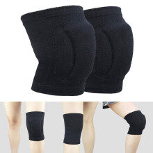 Knee Brace with Silicone Pad and Side Stabilizers, Breathable Compression Sleeve for Running Sports SM