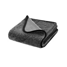 Super Absorbent Microfiber Drying Towel 40x60cm for Bathroom and Shower, Streak Large Cloth, Dark Gray