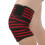 71 Inch Elastic Knee Wraps for Weightlifting, Adjustable Compression Support Straps for Gym Workout 1