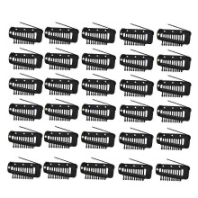 30 Pieces Chunni Clips Hair Extension Wigs Snap Clips Comb