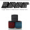 71 Inch Elastic Knee Wraps for Weightlifting, Adjustable Compression Support Straps for Gym Workout 2