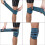 71 Inch Elastic Knee Wraps for Weightlifting, Adjustable Compression Support Straps for Gym Workout 3