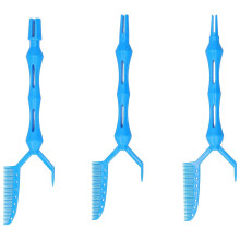 Barber Shop Hair Perm Comb Hair Positioning Perming Dyeing Comb Styling Tool Set