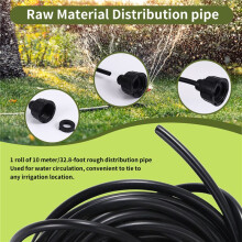 1/4 Inch Slip-Lock Vernevelingssproeiers Kit Mistsproeiers voor Patio Vernevelingssysteem Buitenkoelsysteem Tuin Water