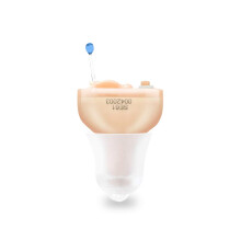 SE61 Rechargeable Hearing Amplifier for Seniors, 6 Channel Digital Hearing Aid Left Ear Beige