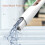 Self Squeeze Sponge Mop with Quick Absorption, Compact Mini Mop for Kitchen Bathroom Floor, White 2