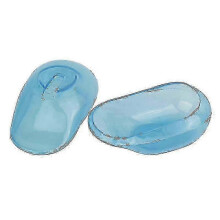 Shower Cap Ear Muffs, Silicone Ear Cover Ear Protector Waterproof Shield Anti Staining Plastic Ear Guard Hair Dye Earmuffs for Fashion Or Home - JZ 26
