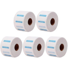 5 Rolls Neck Tape Neck Strips Barber Barber Tissue Neck Wraps Hairdressing Neck Paper Disposable Neck Paper
