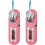 2 Pack Pink Refillable Butane Torch Lighters, Windproof Adjustable Jet Flame for Kitchen BBQ and Candles 1