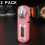 2 Pack Pink Refillable Butane Torch Lighters, Windproof Adjustable Jet Flame for Kitchen BBQ and Candles 5