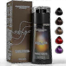 (light brown) Polar Hair Dye Shampoo - Instant Gray Coverage for Women & Men, Nourishing Formula