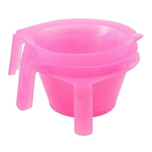 3pcs Hair Color Mixing Bowl DIY Hair Dye Hair Coloring Bowl Sturdy Hair Tint Cup with Handle for Salon Barbershop Hairdressers (Pink) 2025