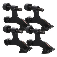 4pcs Adjustable Hinge Door Stopper with Rubber Bumper, Heavy Duty Wall Protection for Home and Office