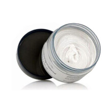 (White) Unisex DIY Hair Color Wax Mud Dye Cream Temporary Modeling 8 Colors