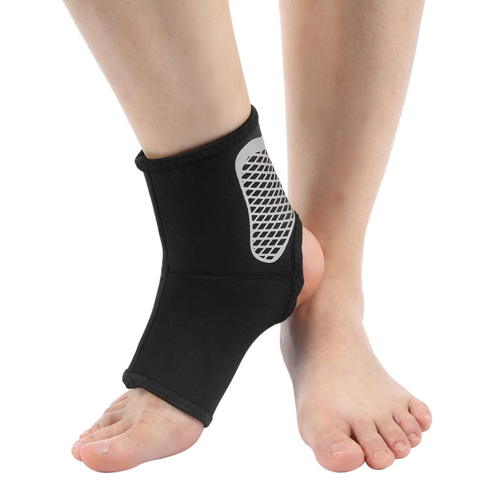 Ankle Support Brace XL with Ergonomic Heel Protection, Breathable Compression Fit for Injury Recovery