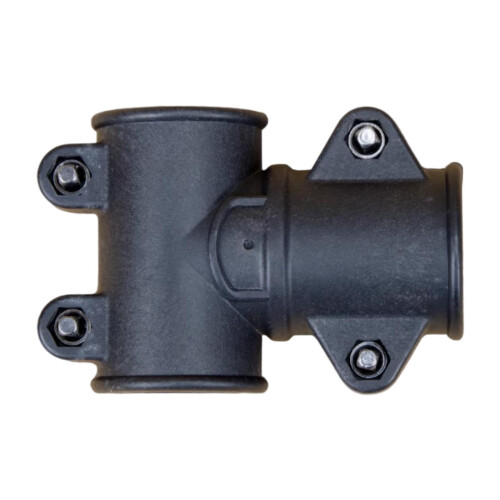 Electronic Drum Clamp 1.50 Inch Three Way Tube Connector Bracket Mount for Quick Setup