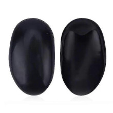 (Black) Ear Cover Salon Hairdressing Hair Dyeing Coloring Protector Waterproof Earmuffs