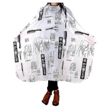 Adult Salon Barber Gown Cape Hairdressing Hairdresser Hair Cutting Cloth Black