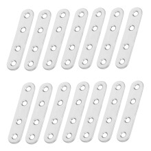 40Pcs Stainless Steel Corner Bracket Heavy Duty Right Angle Brace for Furniture Cabinet and Desk