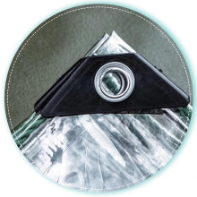 Clear Waterproof Tarpaulin 0.3mm Transparent PVC Tarp Curtains for Patio Gazebo Porch, Custom Size 2.42.7m