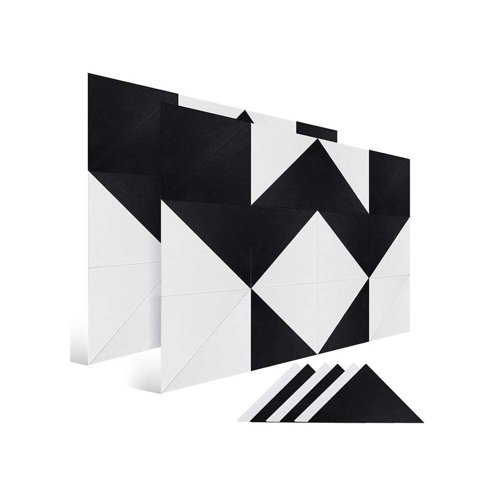 Acoustic Panels, 24 Pack Soundproof Wall Panels,Self-Adhesive Sound Absorbing, Triangle Sound Proof Panels 6033514799003
