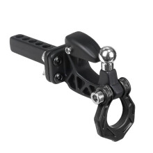 Metal Rear Bumper Tow Trailer Hook Drop Hitch Receiver for 1/8 1/10 RC Crawler Car Axial SCX10 TRX4 D90 Upgrade Parts A